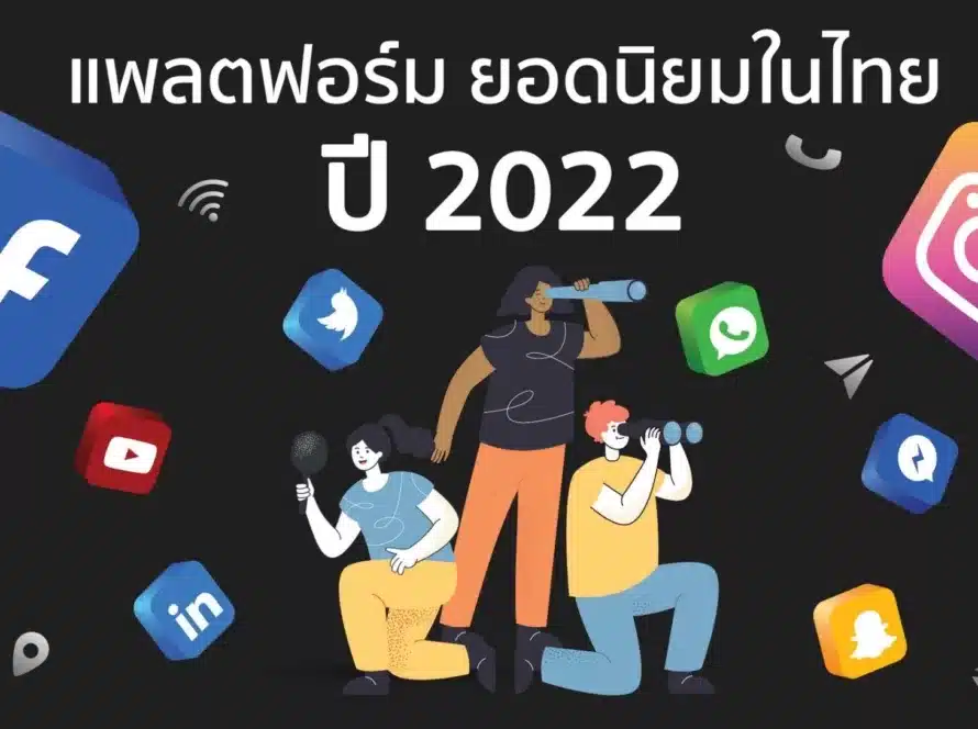แพลตฟอร์ม Social Media ยอดนิยมในปี 2022